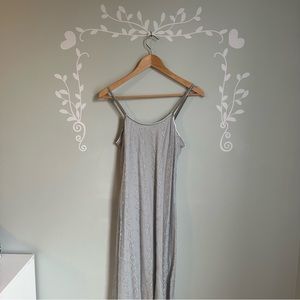 Vintage Lavender Floral Slip Dress from Amnesia Co. in Size US M